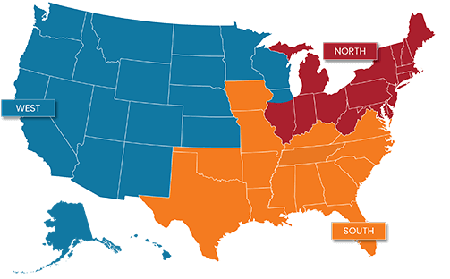 Janus Henderson United States Regions Map