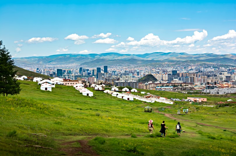 View of Ulaanbaatar city, Mongolia.