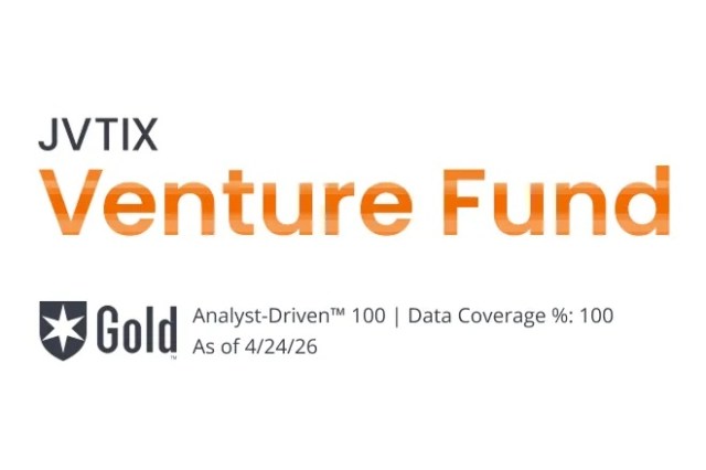 JVTIX Venture Fund Gold Star Award