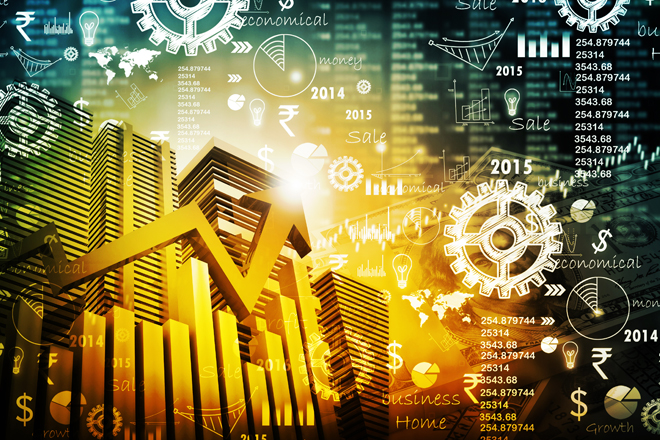 stock market graph numbers cogs