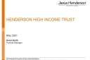 Henderson High Income Trust – Fund Manager AGM presentation