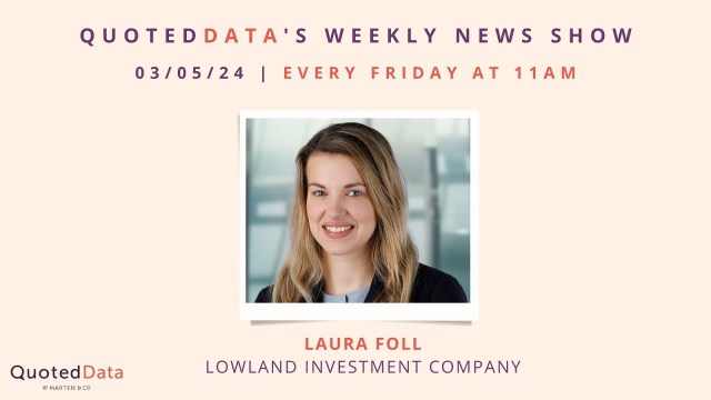 Laura Foll Appears on QuotedData’s Weekly News Show