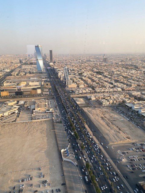 View of Riyadh construction sites