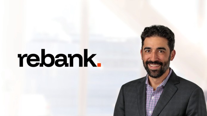 Rebank podcast: How ETFs Inform the Next image of Nick Cherney next to the rebank logo for our article on Phase of Tokenized Finance with Janus Henderson