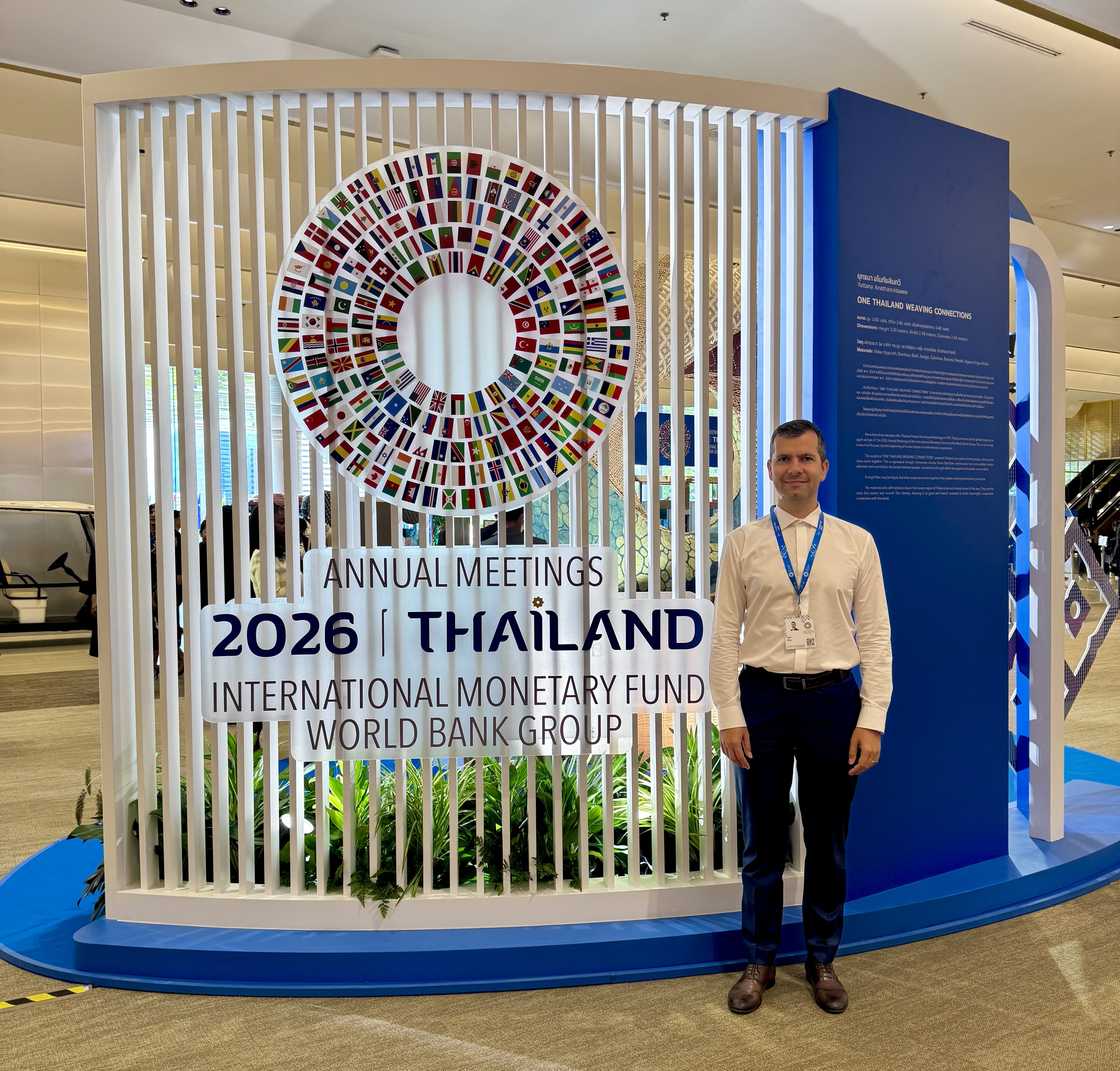 Inside the convention center, Bangkok at the IMF October 2026 meetings