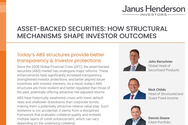 Asset-backed securities: How structural mechanisms shape investor outcomes