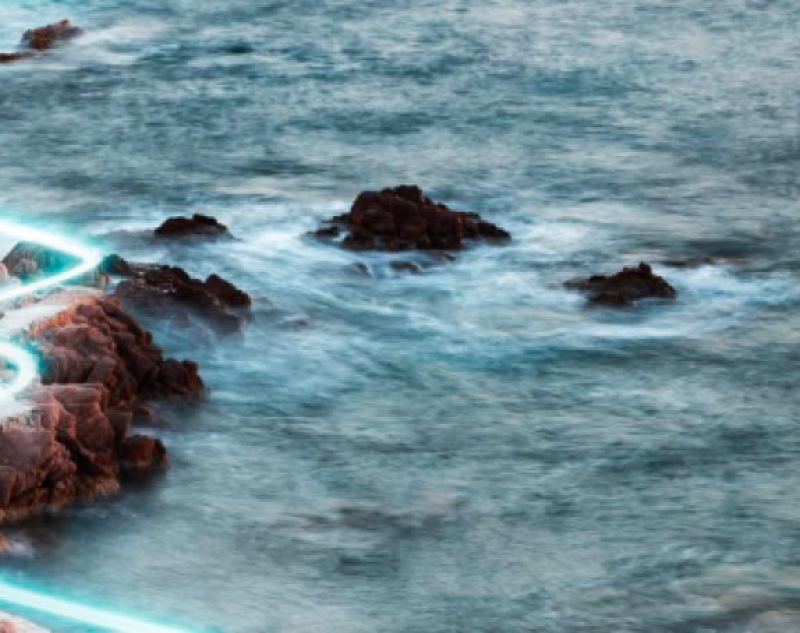 Rocks in the sea