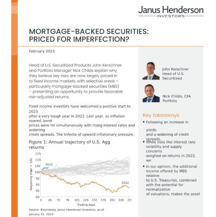 Mortgage-backed Securities: Priced for imperfection?